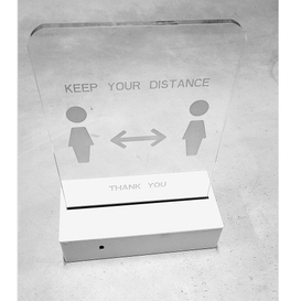 Recordatorio de distancia inteligente