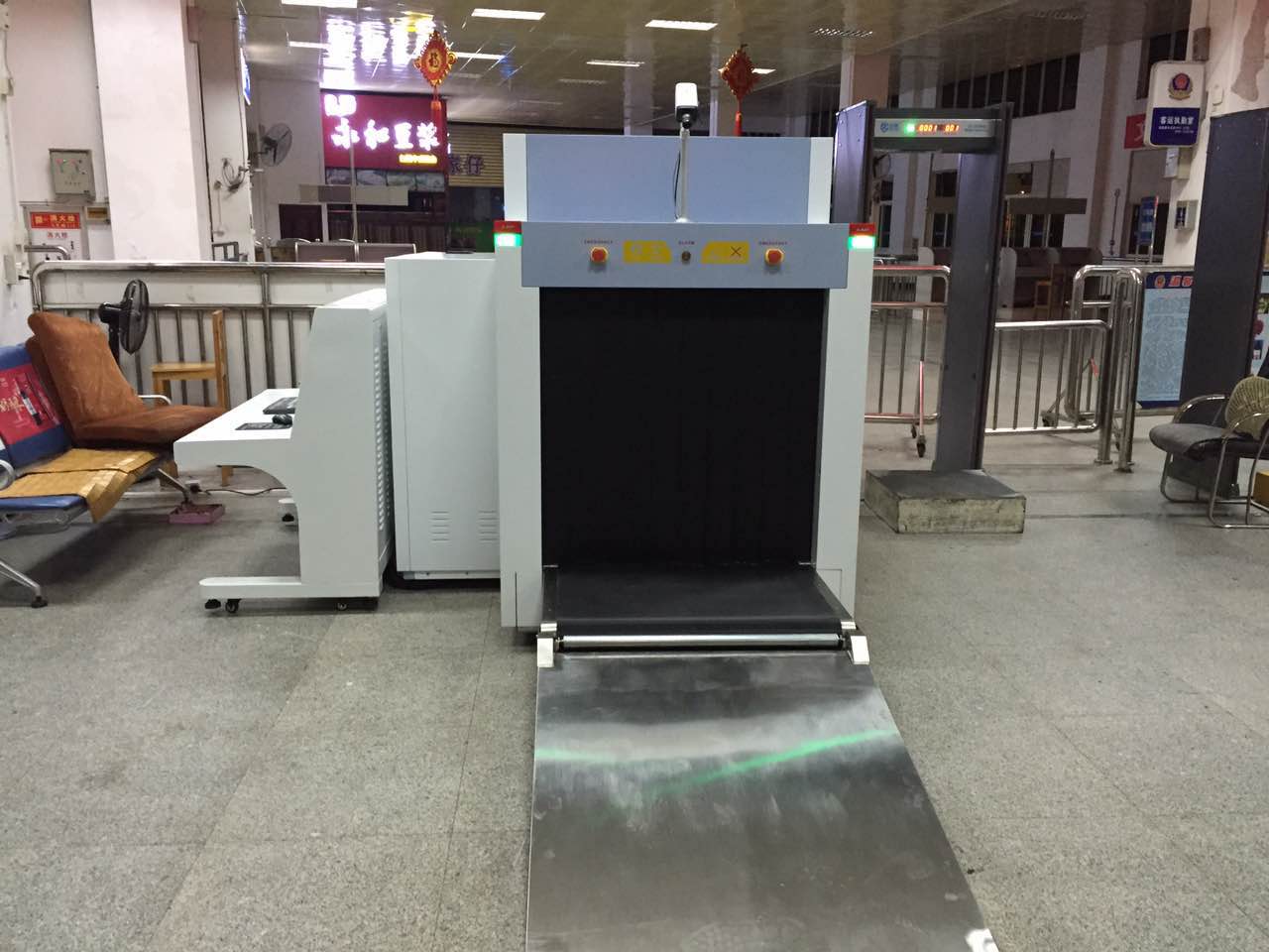 Máquina de rayos X para equipaje de aeropuerto de alta resolución