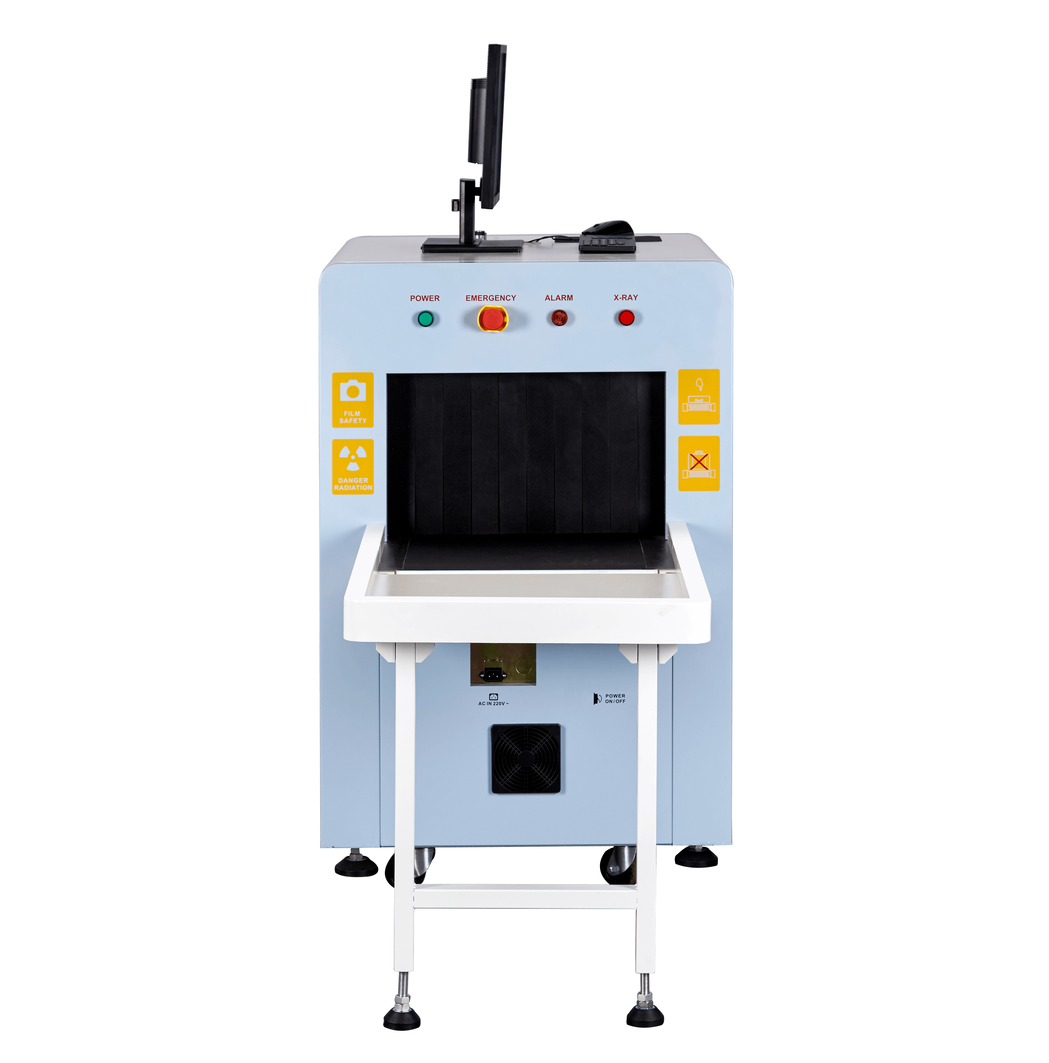 Máquina del escáner del correo del sistema X Ray de Safeway para la inspección de seguridad de la estación de tren