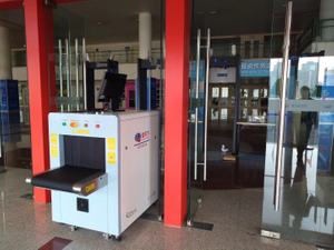 Máquina de escaneo de rayos X de seguridad para la inspección de equipaje y paquetes