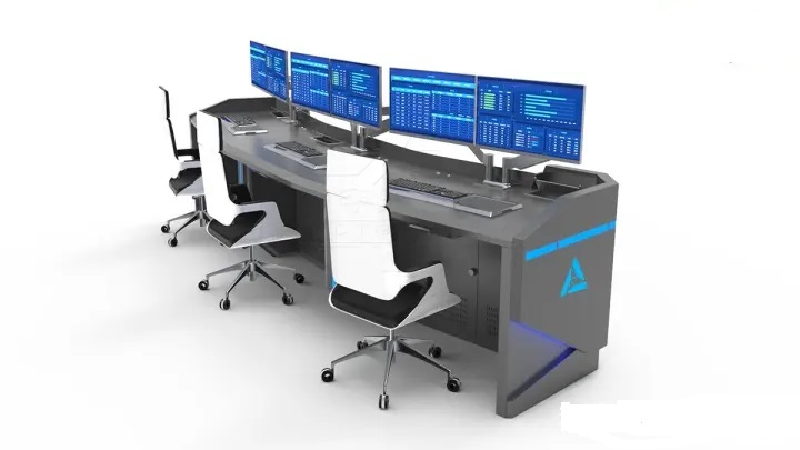 Servidor central y estaciones de trabajo