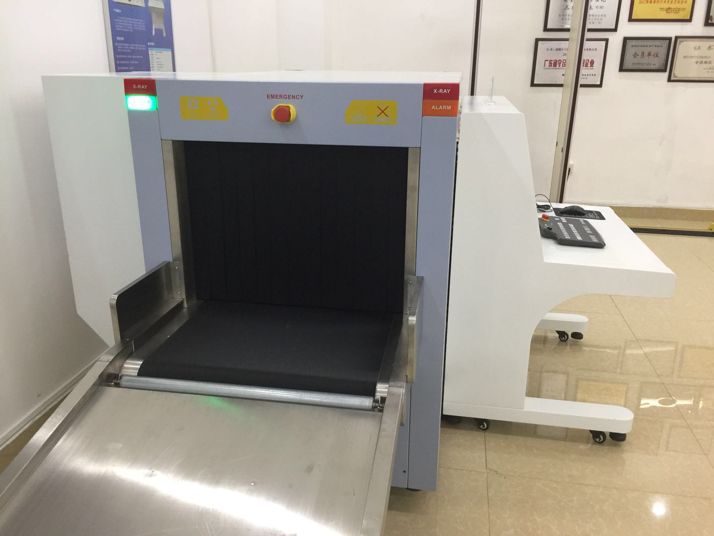 Detector de metales de rayos X, máquina de exploración, inspección de seguridad aeroportuaria, explosivos con placa Detectora del Reino Unido