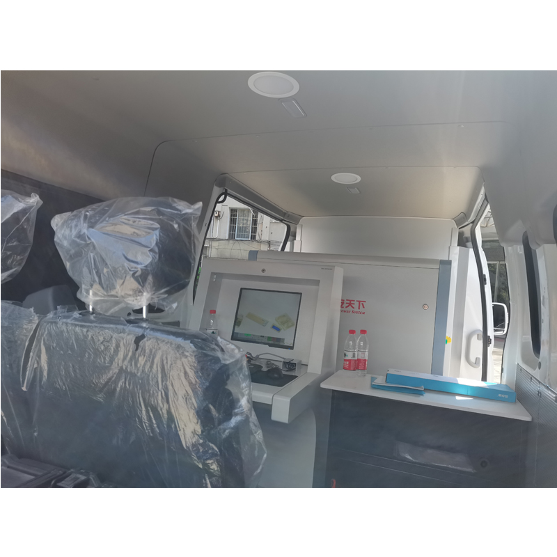 Escáner de rayos X portátil móvil personalizado en camión
